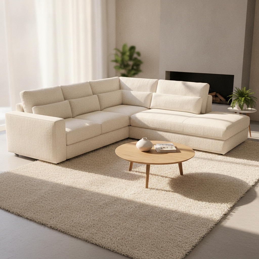 L-shaped sectional sofa